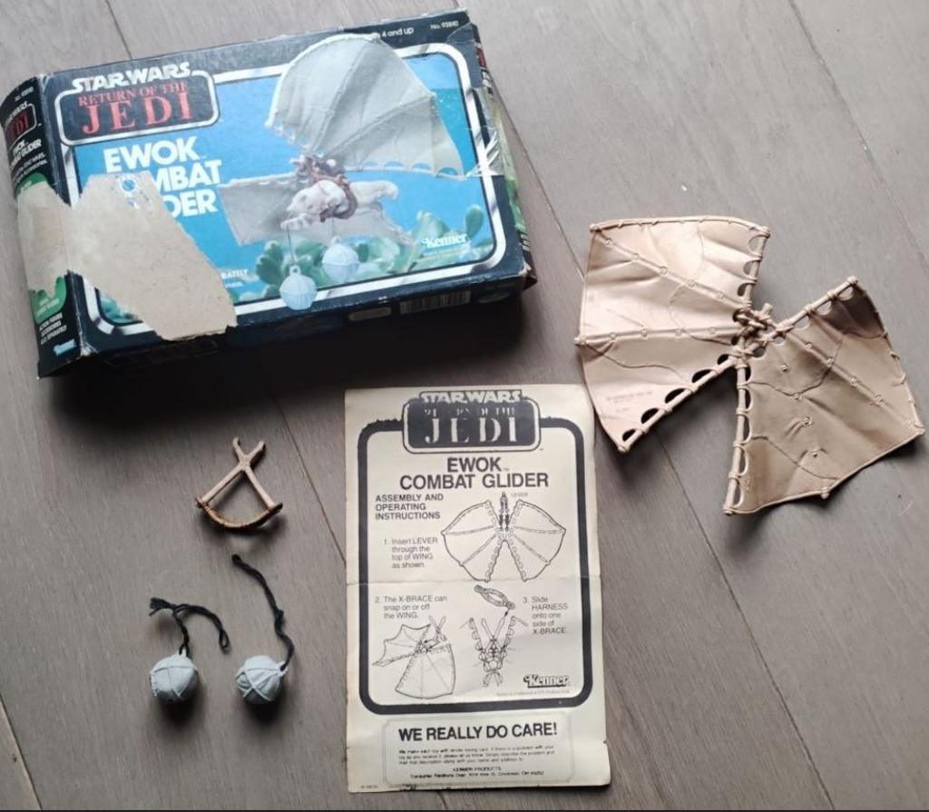 Planeur Ewok vintage Star Wars MIB 1983 Expert Palitoy, Collections, Star Wars, Utilisé, Figurine, Enlèvement ou Envoi