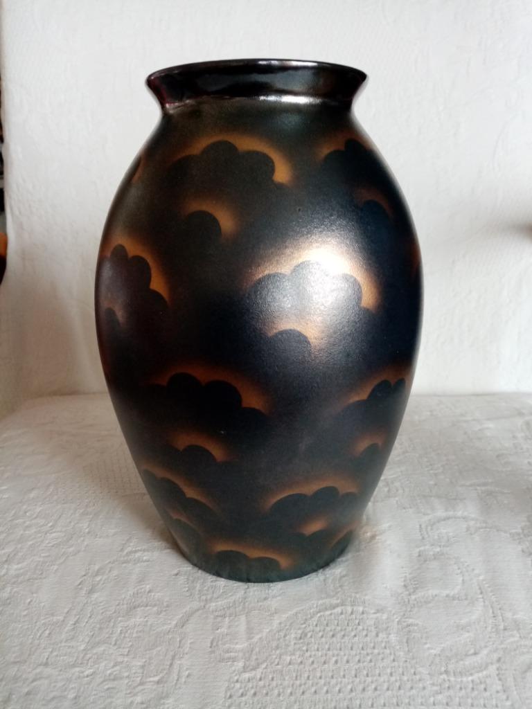 Art deco keramiek vaas Septfontaines Villeroy/Boch (24cm), Antiek en Kunst, Ophalen of Verzenden