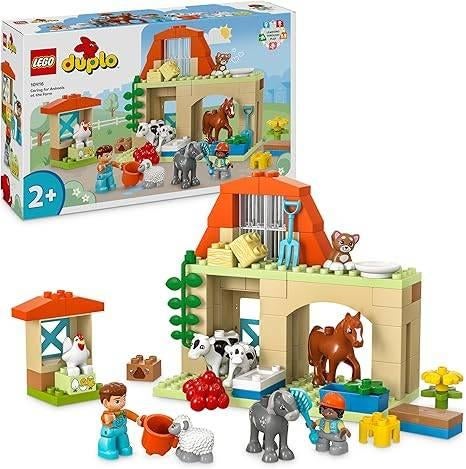 LEGO DUPLO | animaux de la ferme | LIVRAISON GRATUITE, Neuf, -, -, Ensemble complet