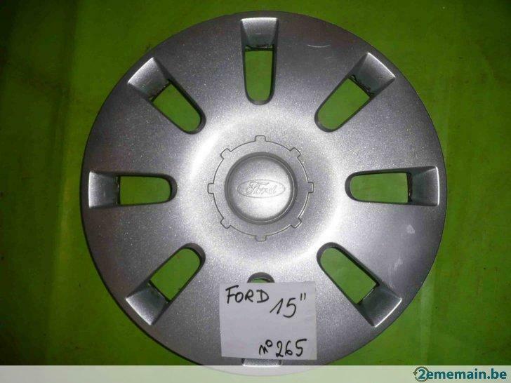 enjoliveur Ford 15" (n°265) - 1pc - parfait état, Autos : Pièces & Accessoires, 15 pouces, Enlèvement ou Envoi, Utilisé, Jante(s)