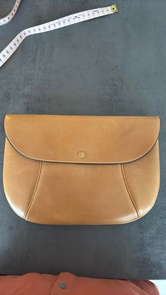 Pochette Delvaux vintage, Autres marques, Cuir, Enlèvement ou Envoi, Beige