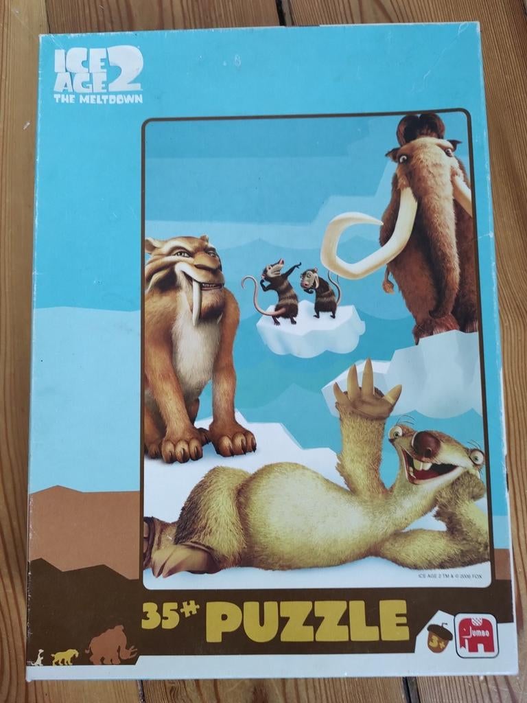 Jumbo Ice Age 2 - Puzzle de 35 pièces, Enlèvement, 10 à 50 pièces, Utilisé, 2 à 4 ans