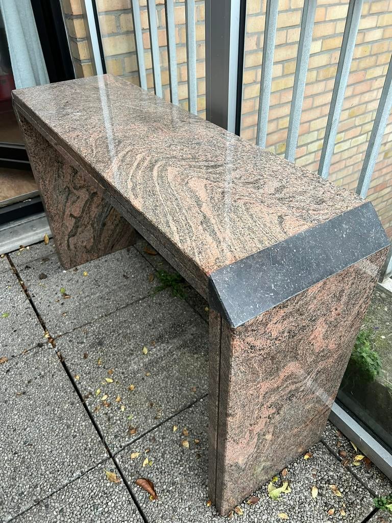 Marmer tafel, Huis en Inrichting, Tafels | Salontafels, Zo goed als nieuw, 75 cm of meer, Minder dan 50 cm, 100 tot 150 cm, Rechthoekig