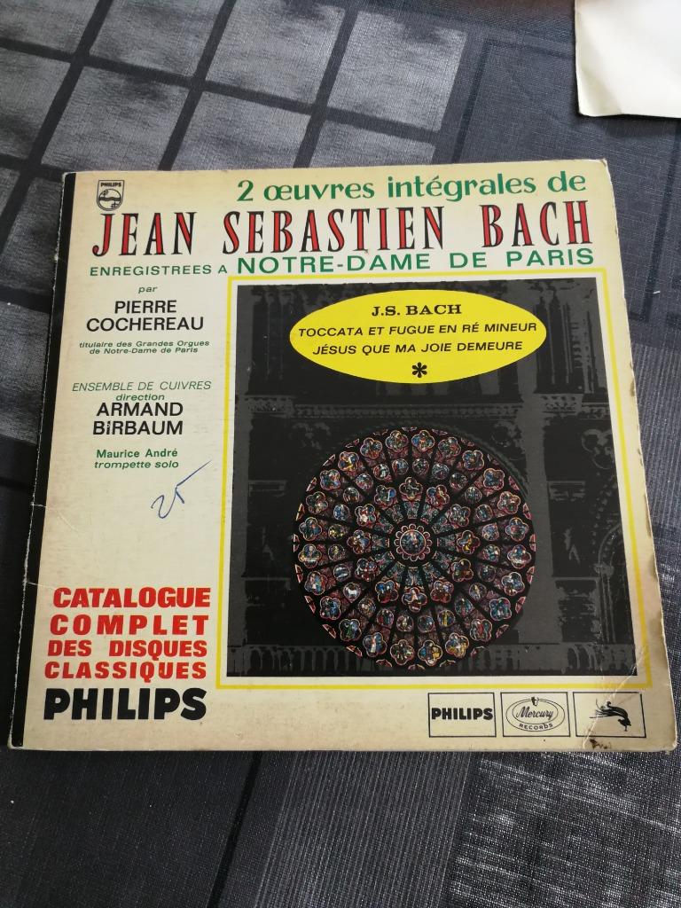 single Bach uit 1968 met volledige catalogus, Enlèvement, Utilisé, 10 pouces