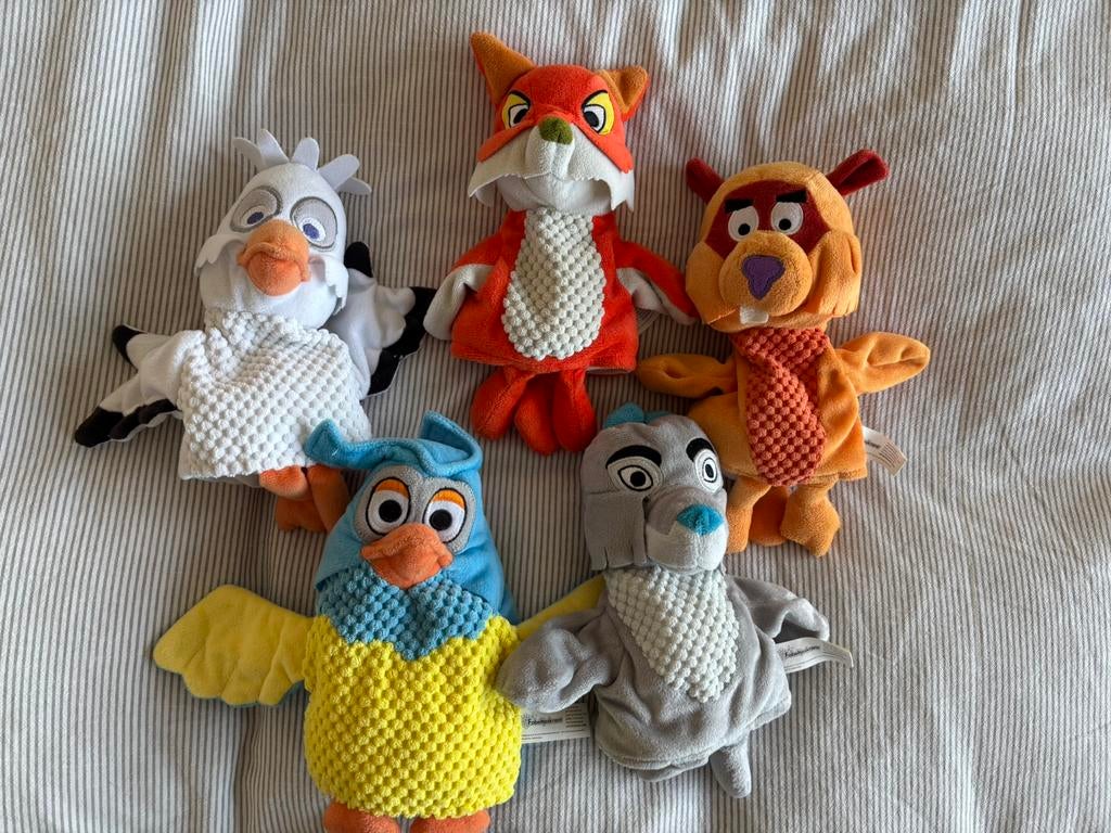 Knuffels handpoppen fabeltjeskrant, Ophalen, Zo goed als nieuw
