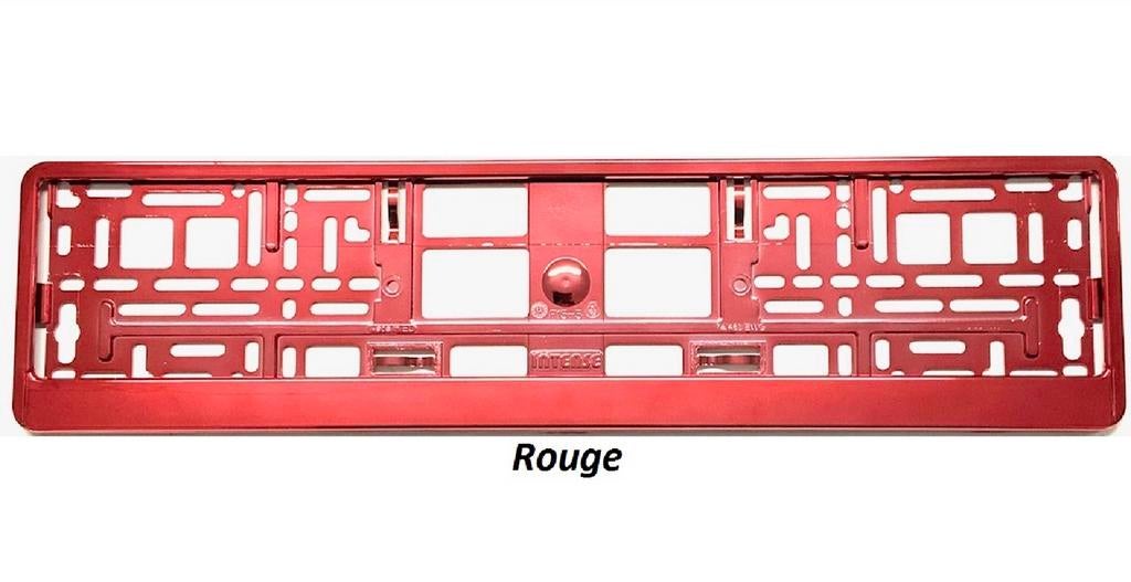 Support-plaque immatriculation rouge, Enlèvement ou Envoi, Neuf