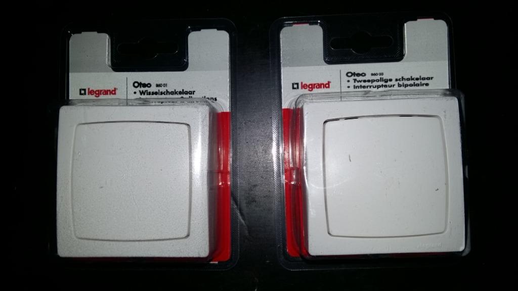 LEGRAND OTEO interrupteur bipolaire et 2 D, Enlèvement ou Envoi, Neuf, Interrupteur