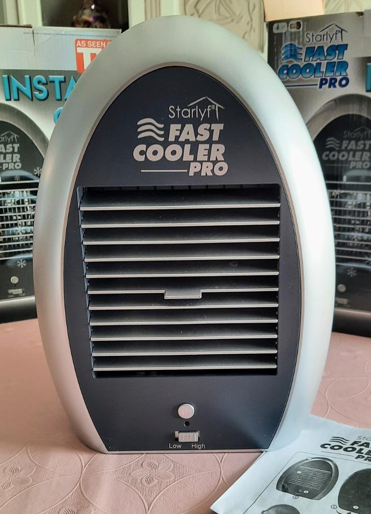 2 luchtkoelers Fast Cooler Pro  / airco + adaptor, Elektronische apparatuur, Ophalen, Minder dan 60 m³, 2 snelheden, Nieuw