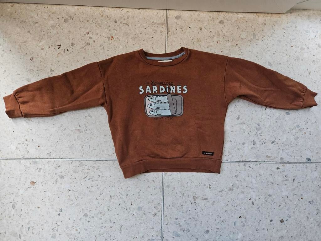 Pull marron, UN LUNDI À COPENHAGUE, 6 ans Bon état, Garçon ou Fille, Pull ou Veste, Enlèvement, Utilisé
