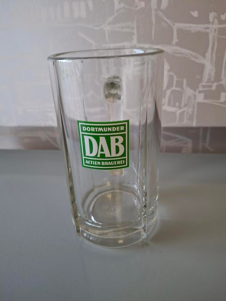 Bierglas 25 cl DAb Dortmunder actien Brauerei, Verzamelen, Biermerken, Ophalen of Verzenden, Zo goed als nieuw