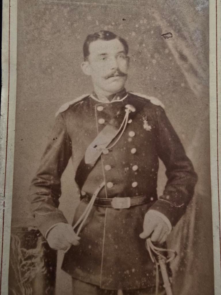 Garde civique officier belge pré WW1 photo d'époque Belgique, Enlèvement ou Envoi