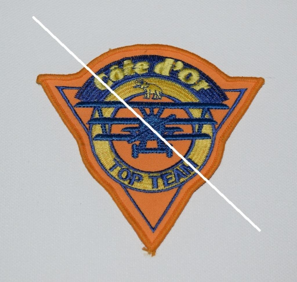 Cote d ' Or / Top Team / Opnaai - patch 10 x 10 cm, Verzamelen, Merken en Reclamevoorwerpen, Verzenden, Zo goed als nieuw, Overige typen