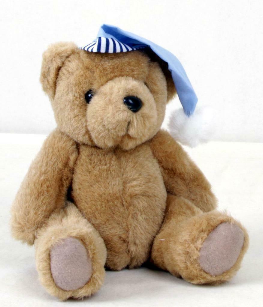 pluche - knuffel: Beertje met slaapmuts, Kinderen en Baby's, Speelgoed | Knuffels en Pluche, Ophalen of Verzenden, Nieuw, Beer