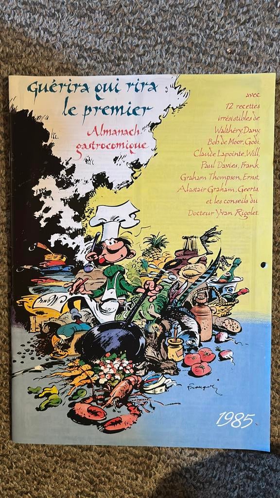 Franquin Almanach gastrocomique 1985, Enlèvement ou Envoi, Comme neuf