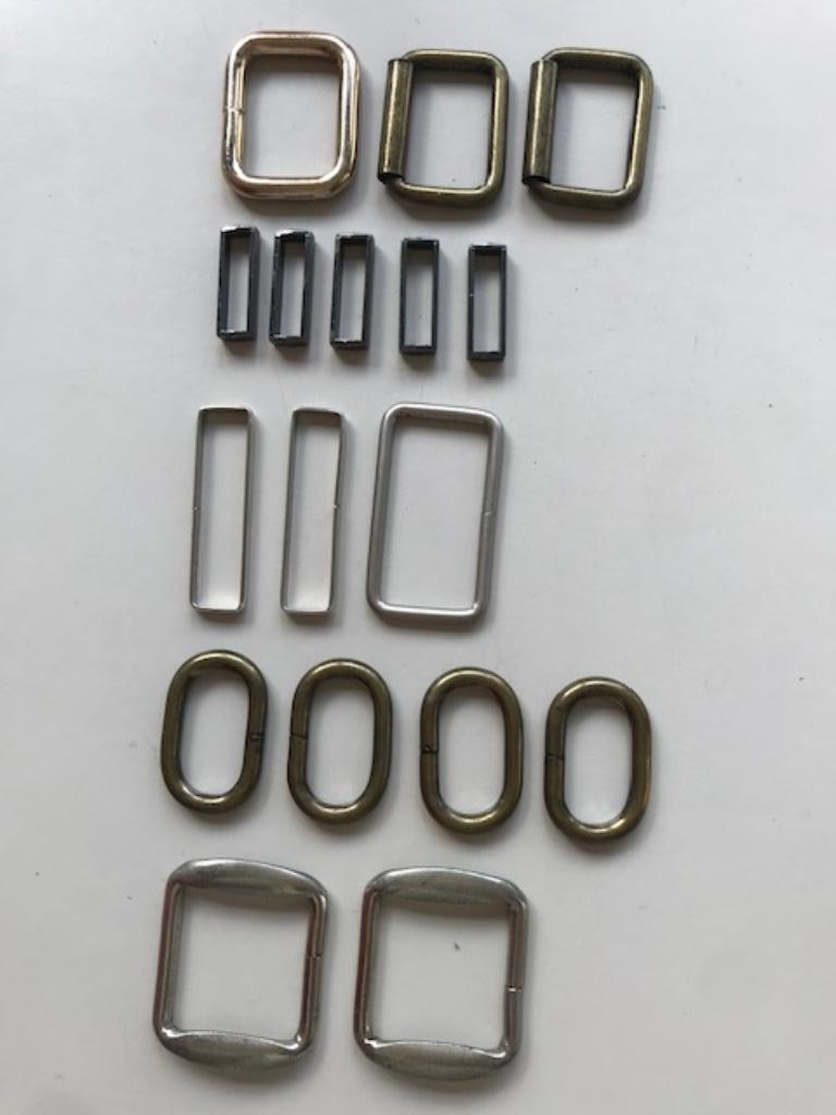Lot metalen ringen (prijs/stuk) (nr4050), Ophalen of Verzenden, Zo goed als nieuw, Overige typen