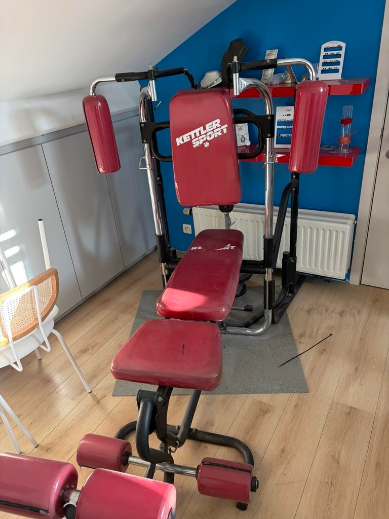 Kettler fitnesstoestellen homegym set, Sport en Fitness, Ophalen, Zo goed als nieuw, Armen, Hometrainer