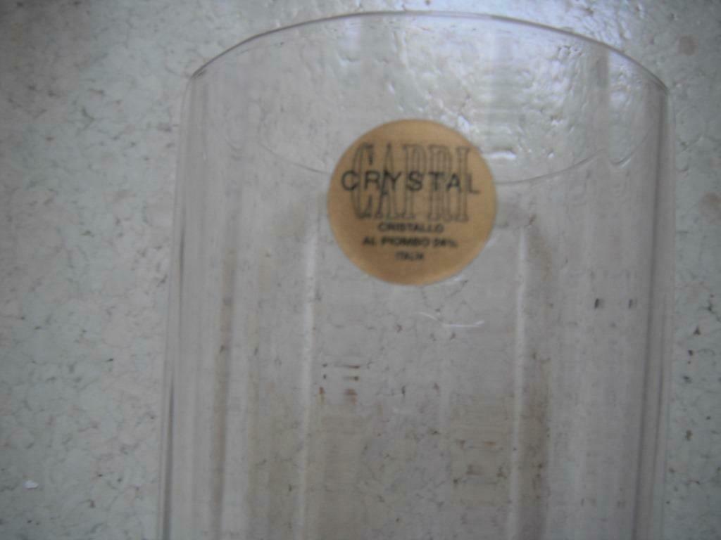 4 kristallen glazen, nieuw, Ophalen of Verzenden, Nieuw, Glas of Glazen