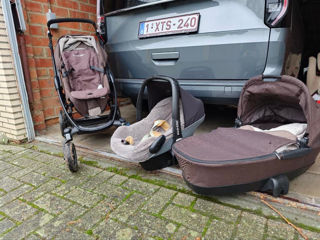 Maxi-Cosi 3 in 1 kinderwagen + toebehoren, Ophalen, Kinderwagen, Maxi-Cosi