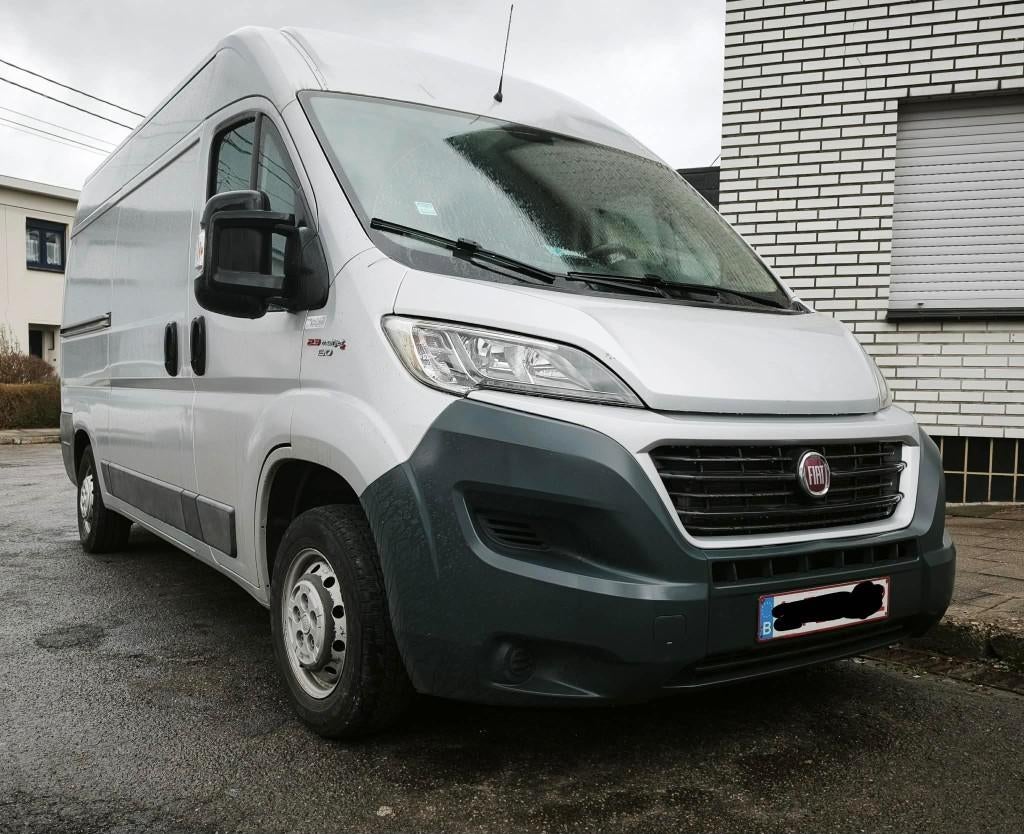 Fiat ducato 2.3 diesel multijet 2 130 cv bva, Autos, Argent ou Gris, Achat, Euro 6, Noir