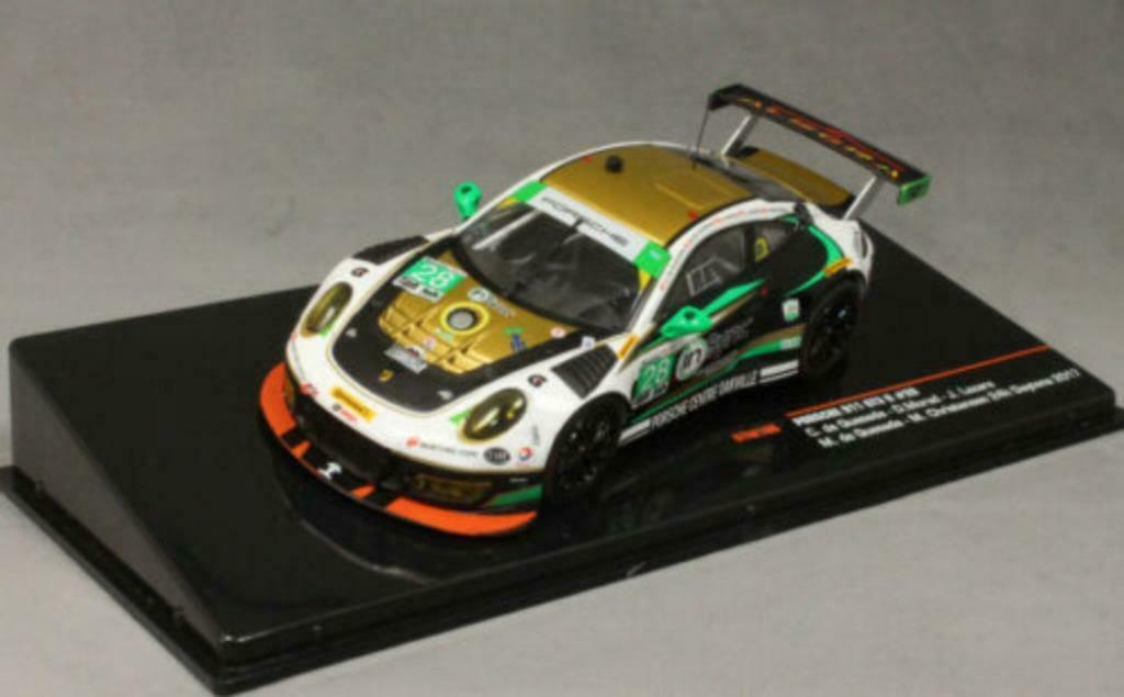 1:43 Ixo GTM106 Porsche 911 GT3 R 2017 24h Daytona #28, Enlèvement ou Envoi, Neuf, Voiture