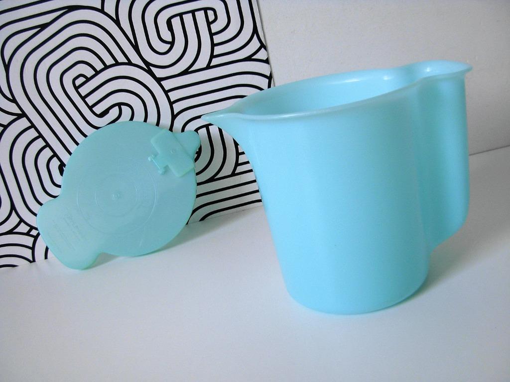 Pot à jus Vintage Tupperware, Enlèvement ou Envoi, Comme neuf, Bleu, Bol ou Canette
