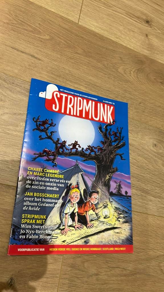 Jan Bosschaert cover en interview Stripmunk 2022, Enlèvement ou Envoi, Neuf