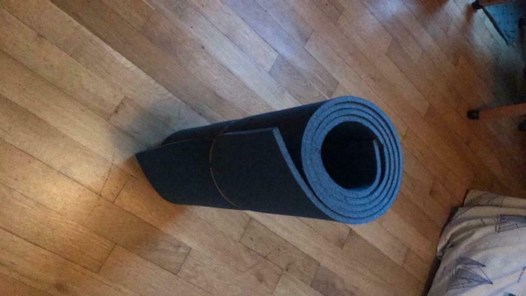 tapis gym/yoga, Enlèvement, Comme neuf, Bleu, Matériel