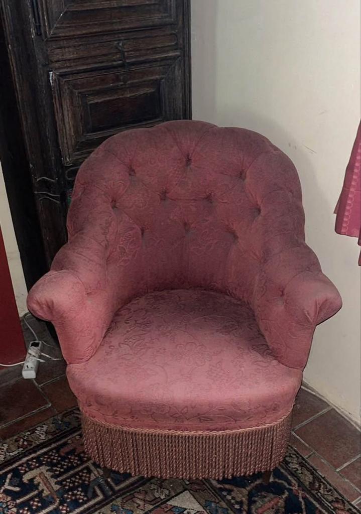 Fauteuil crapaud, Enlèvement, Comme neuf