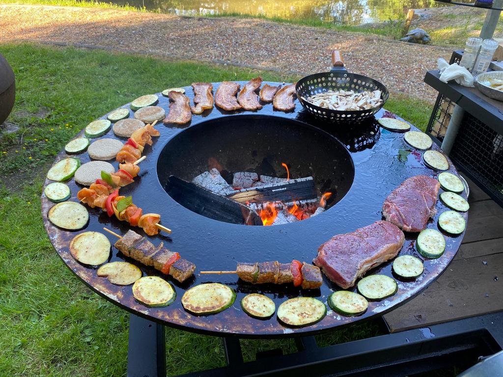 BBQ op wielen, Tuin en Terras, Ophalen, Gebruikt