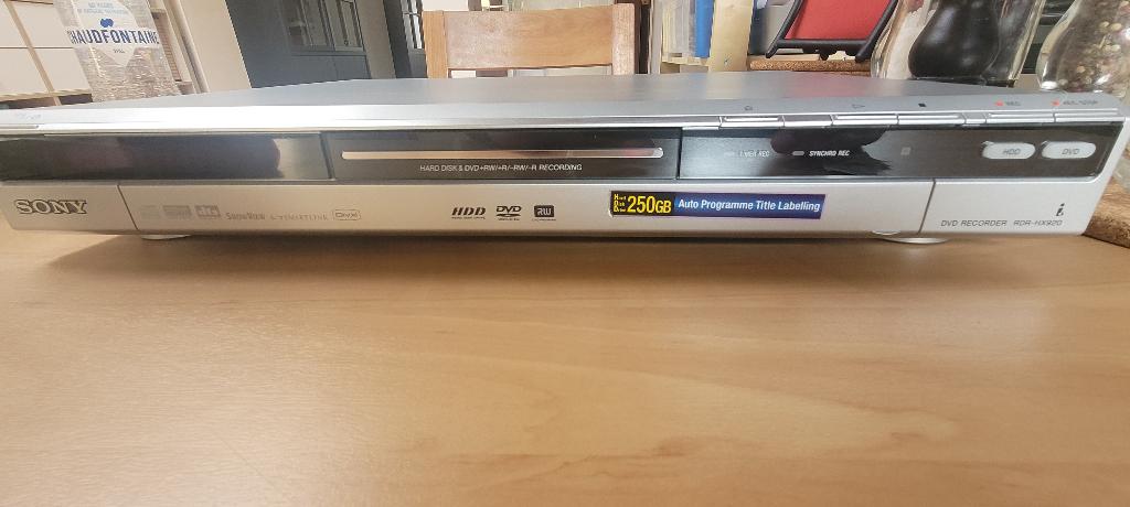 SONY DVD Recorder RDR-HX920, Ophalen, Gebruikt, Met harddisk, Dvd-recorder