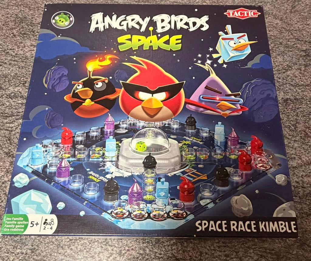 Angry Birds Space Race – Compleet (2-4 spelers), Hobby en Vrije tijd, Drie of vier spelers, Ophalen, Zo goed als nieuw, Reisspel