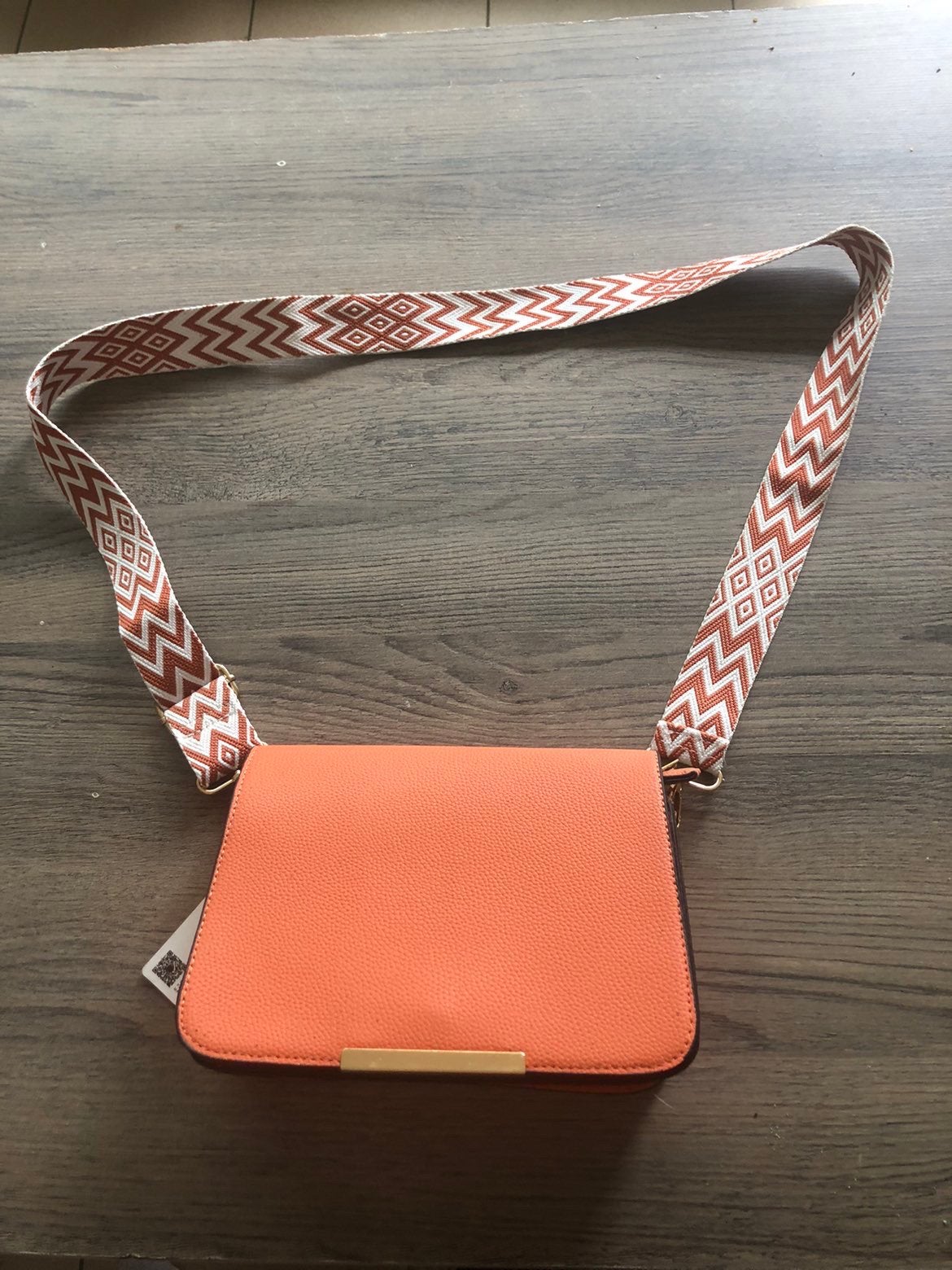 Handtas, Nieuw, Oranje, Leer, Ophalen