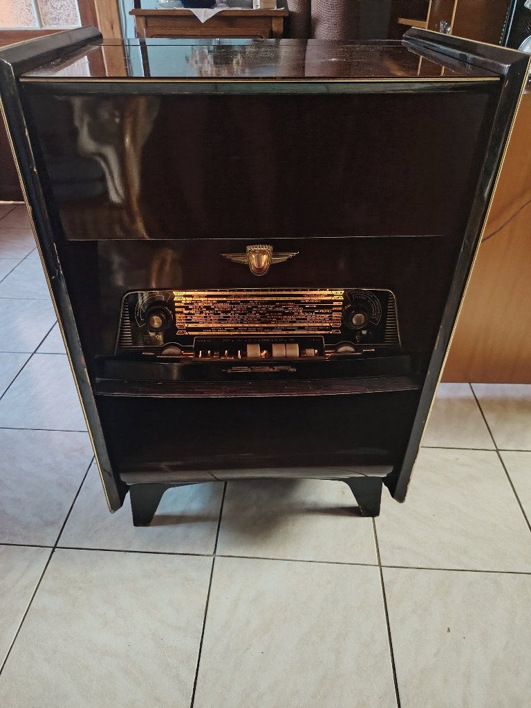 Ancienne radio tourne disque SBR, Audio, Tv en Foto, Platenspelers, Ophalen