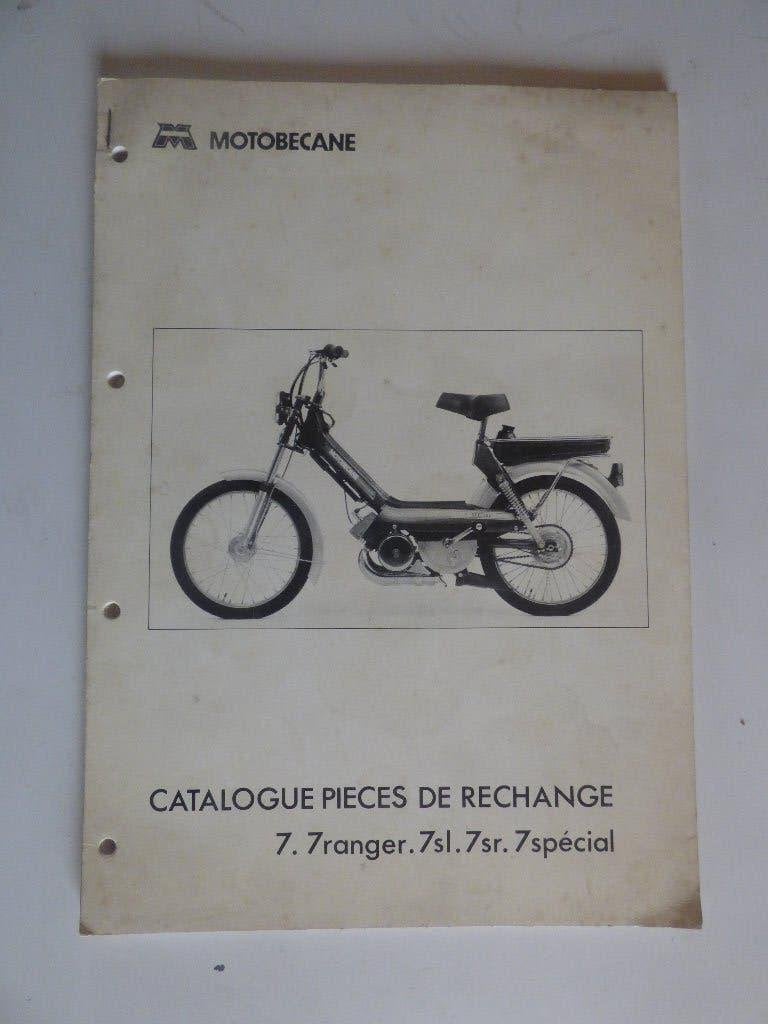 MOTOBECANE TYPE 7 ONDERDELENLIJST, Fietsen en Brommers, Ophalen of Verzenden, Gebruikt