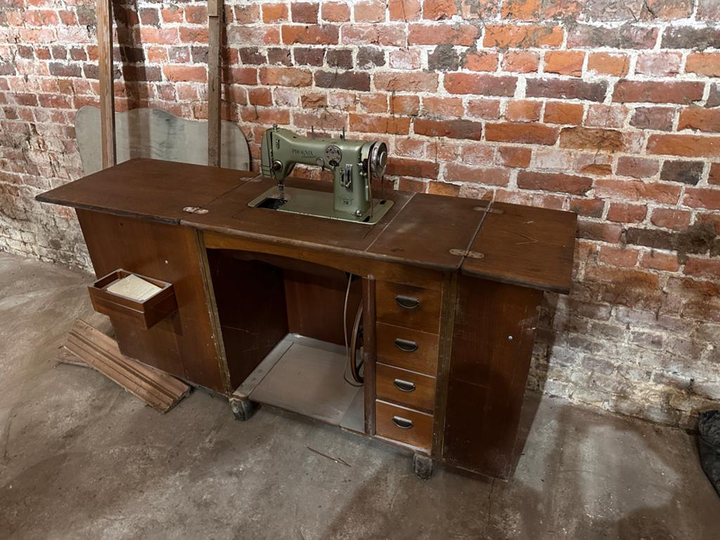 Naaimachine, Ophalen
