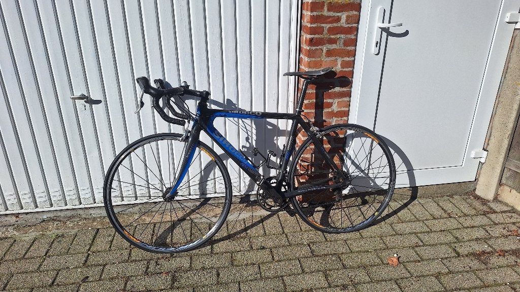 Carbon blauwe Sirocco fiets, Fietsen en Brommers, Minder dan 10 versnellingen, Gebruikt, Heren, 65 cm of meer