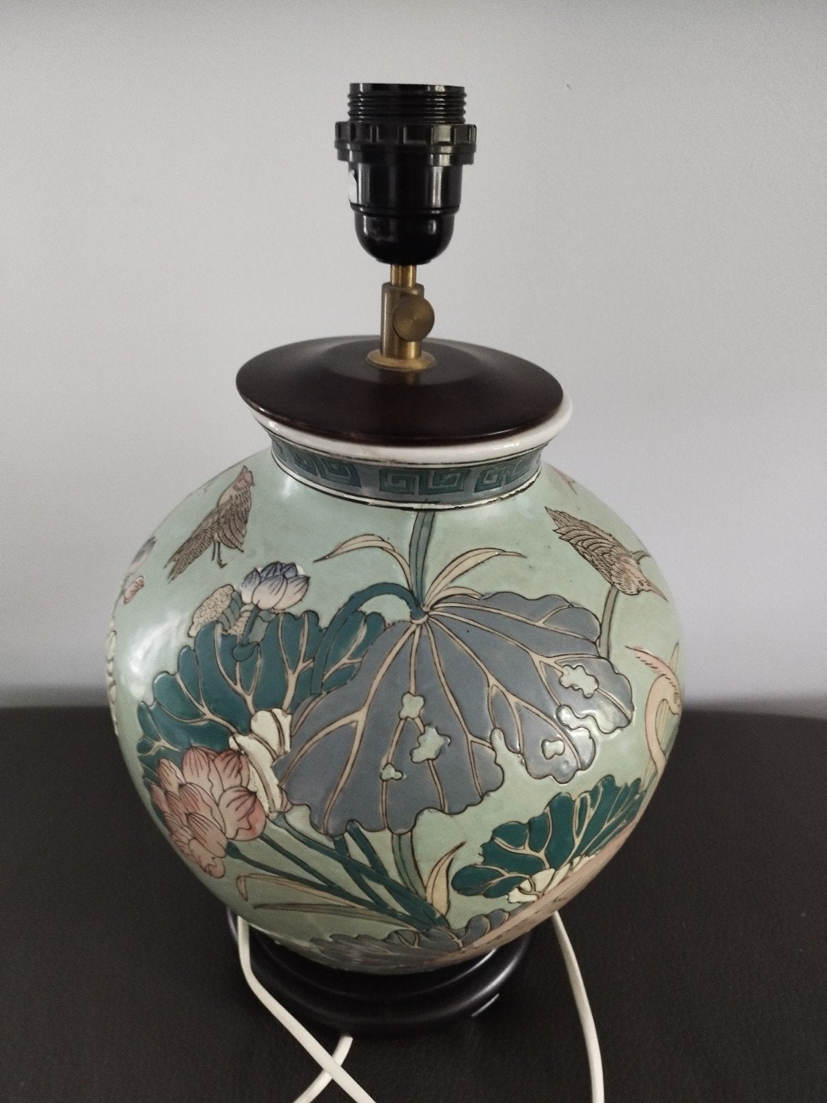 Lampe de table vintage en céramique, Maison & Meubles, Enlèvement
