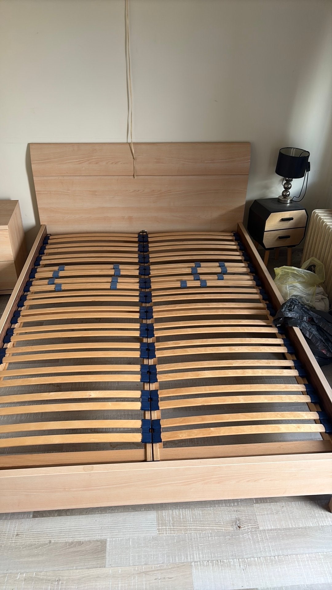 houten bed, Huis en Inrichting, Ophalen, Zo goed als nieuw