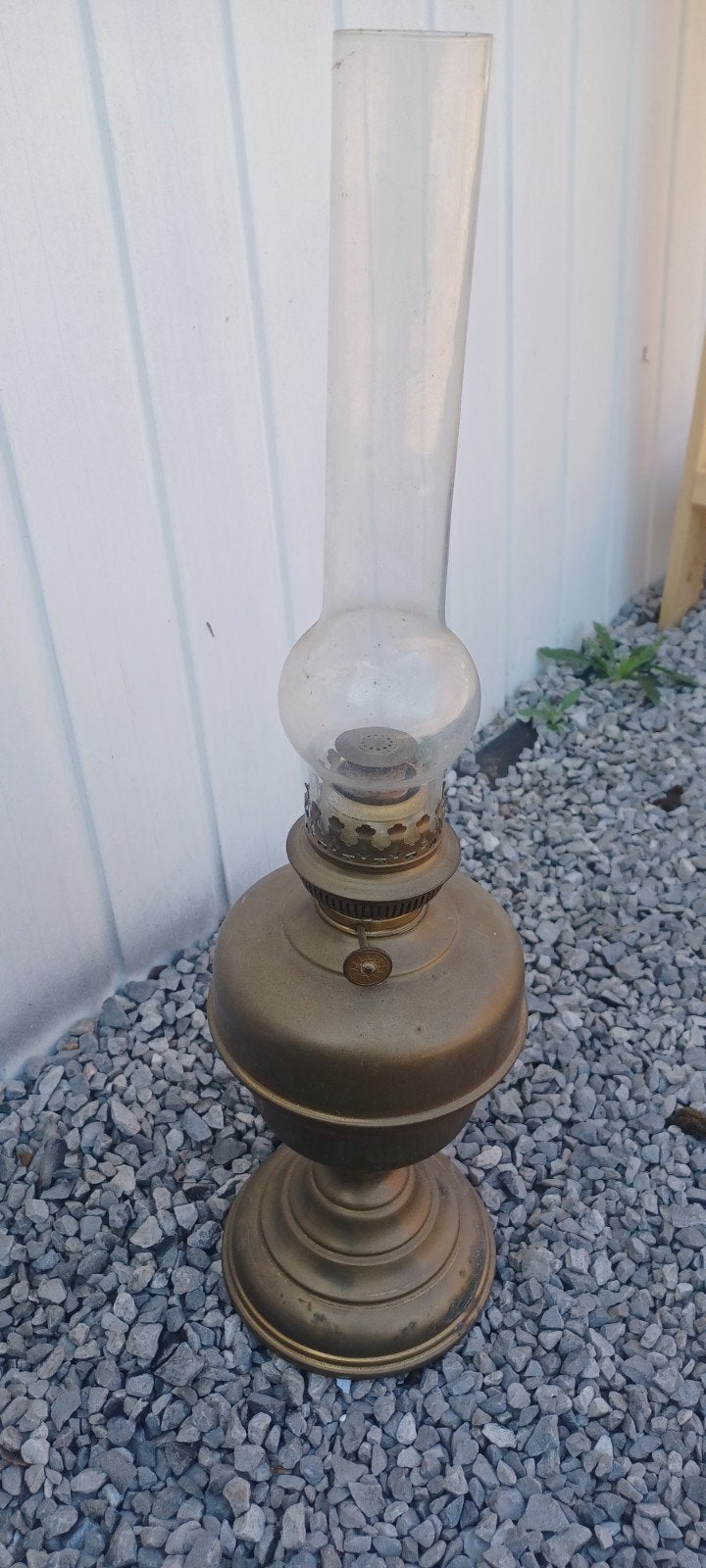 Olielamp 54cm hoog, Antiek en Kunst, Curiosa en Brocante, Ophalen