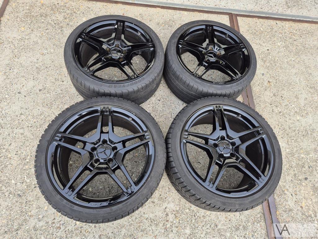 Mercedes CLS amg velgenset BREEDSET 19 inch C CL E S ML GLK, Pneus et Jantes, Véhicule de tourisme, Pneus été, -
