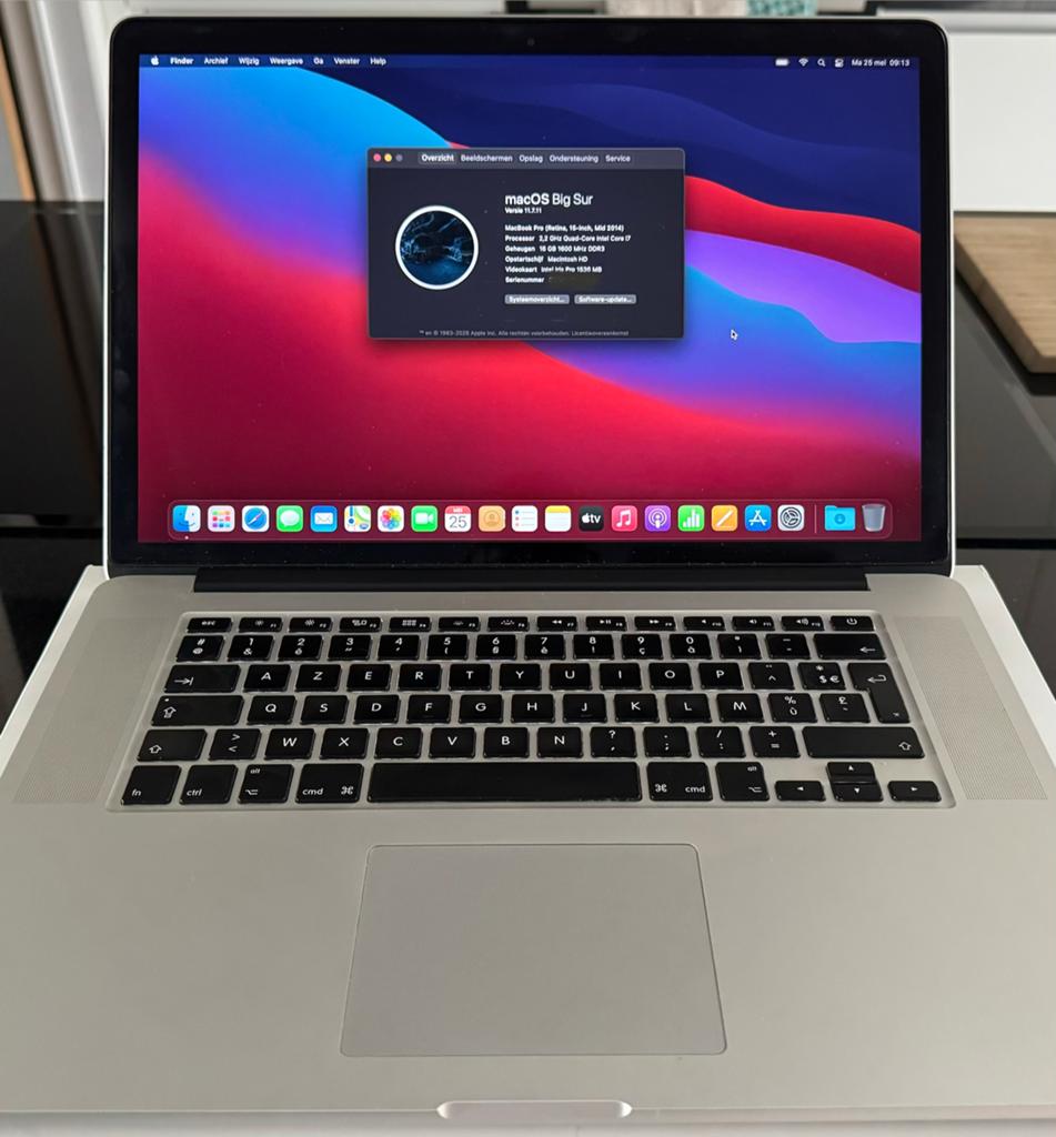 Macbook Pro retina 15inch, Informatique & Logiciels, Apple Macbooks, MacBook Pro, 256 GB, Enlèvement, Utilisé