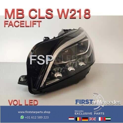 W218 CLS multi beam Full LED koplampen links rechts compleet