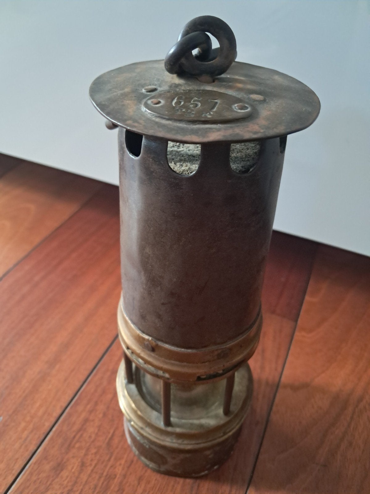 Ancienne lampe de mineur CORNIL à Gilly – Belgique – n657, Ophalen