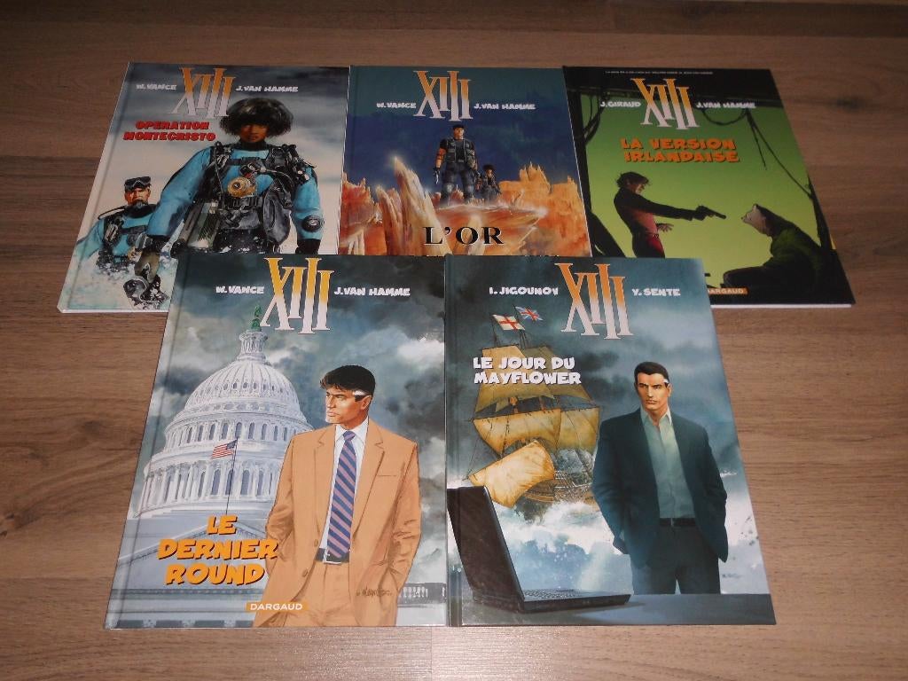 lot 5 bd collection XIII en EO e.o. et autres tome 16 à 20, Livres, Enlèvement ou Envoi