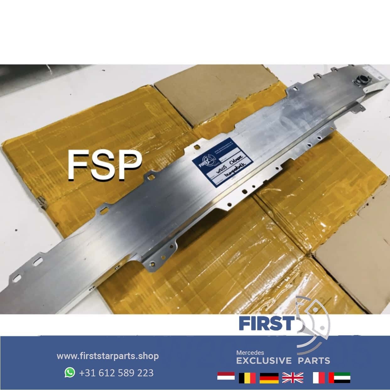 W205 S205 Mercedes C Klasse VOORBUMPER BALK 2014-2021 BUMPER, Utilisé, -, -, Enlèvement ou Envoi