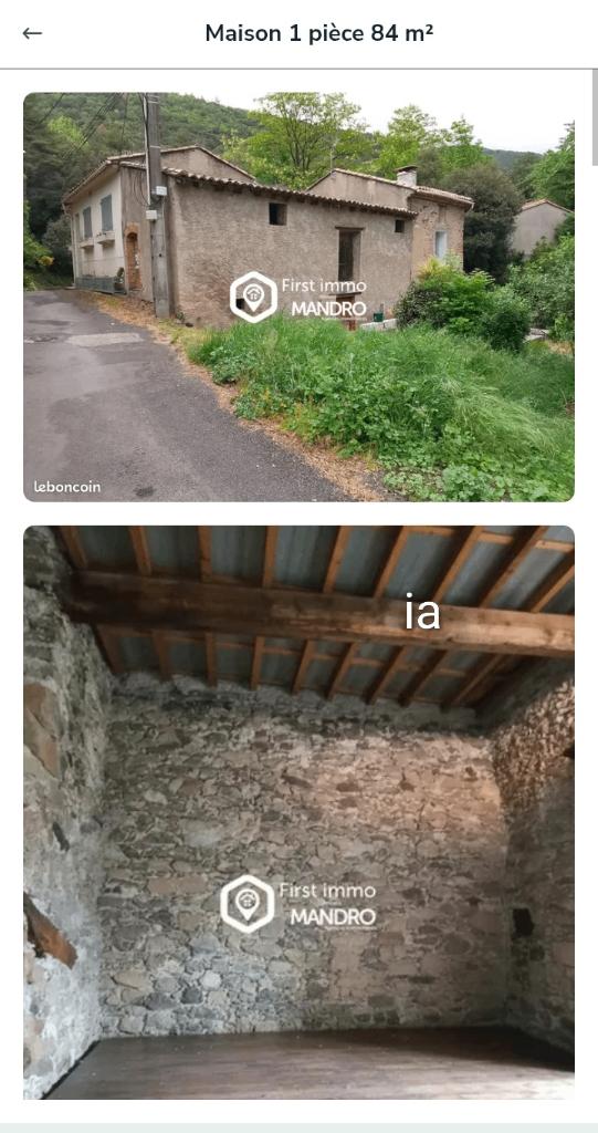 Aude, châteaux cathares, grange avec extérieurs à renover, Immo, Campagne, France, 140 m², Maison d'habitation