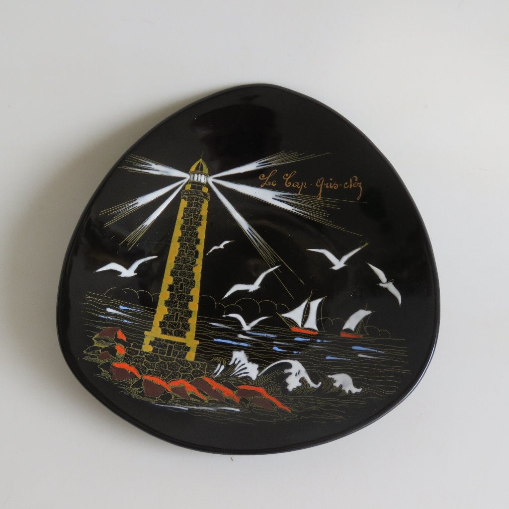 Assiette murale Longwy Le Phare, Enlèvement ou Envoi