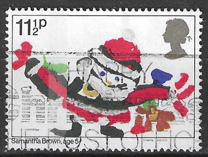 Grande-Bretagne 1981 - Yvert 1011 - Noël (ST), Envoi, Affranchi
