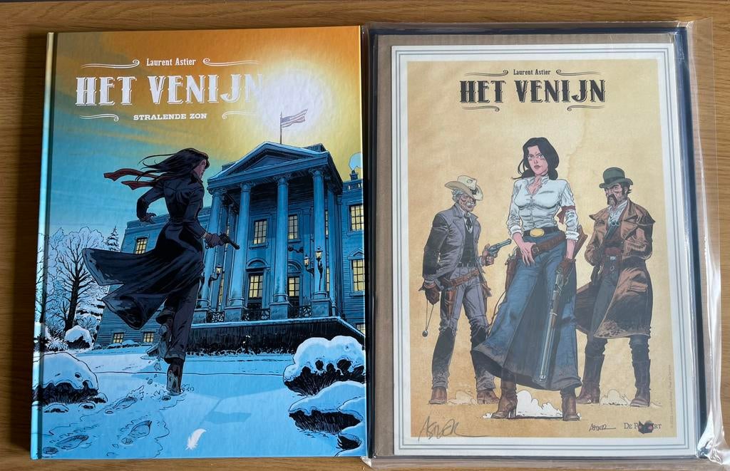 Het venijn Hc stralende zon + gesigneerde prent, Boeken, Stripverhalen, Ophalen of Verzenden