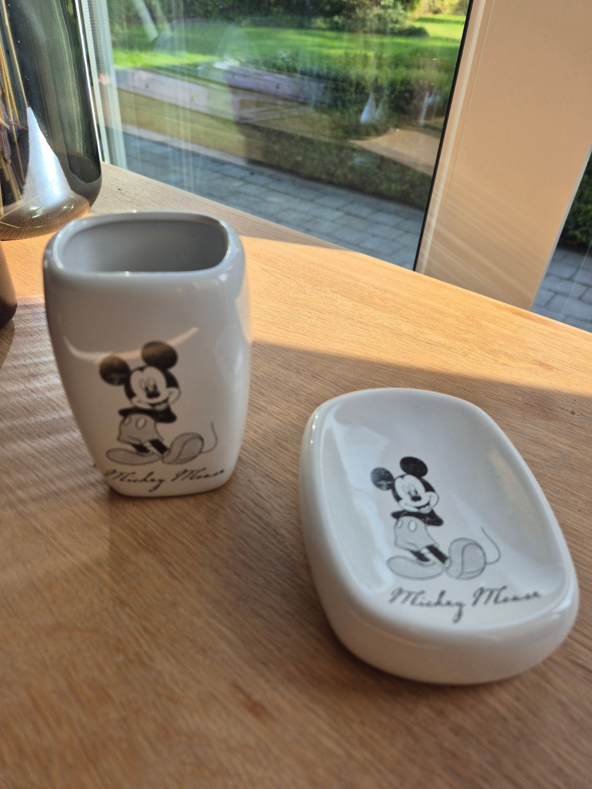 badkamersem mickey mouse, Ophalen of Verzenden, Zo goed als nieuw, Keramiek